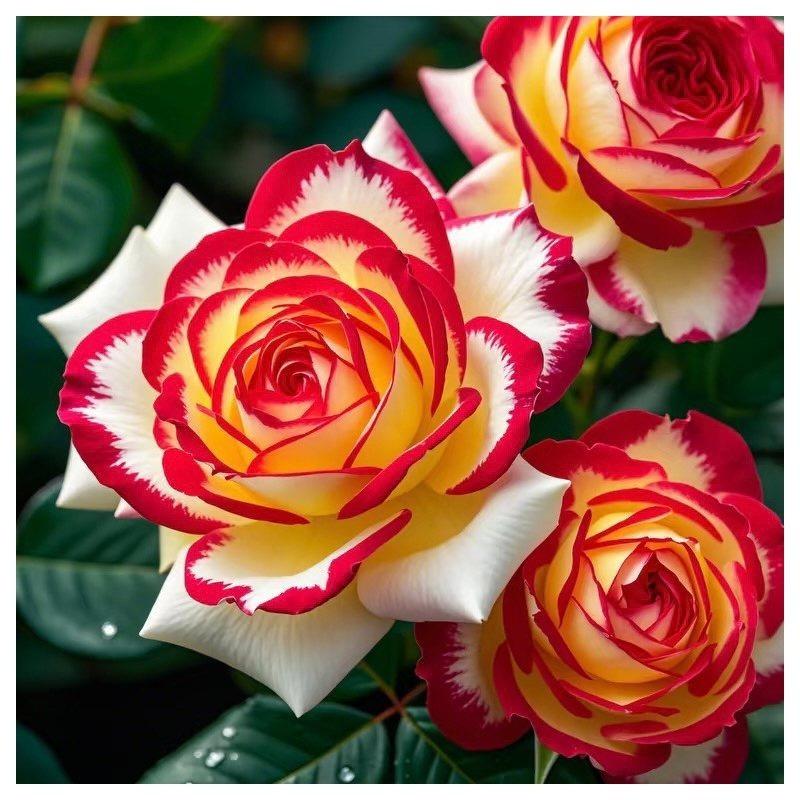 E-shop Handverlesen und einen Besitz wert: 16 chinesische Rosen, Rosa Chinensis, mehrjährige Blume, farbenfrohe, langblütende Gartenrose, einfach zu