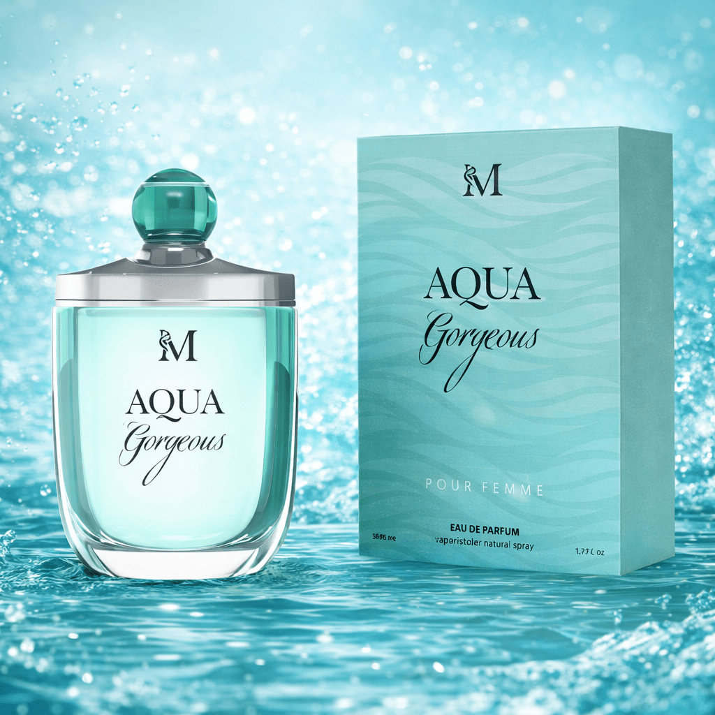 E-shop Everlyx - Aqua Gorgeous Damenparfüm von Montage Brands, 100 ml - Frischer und strahlender Duft mit einem sauberen Geruch und einer weichen Basis