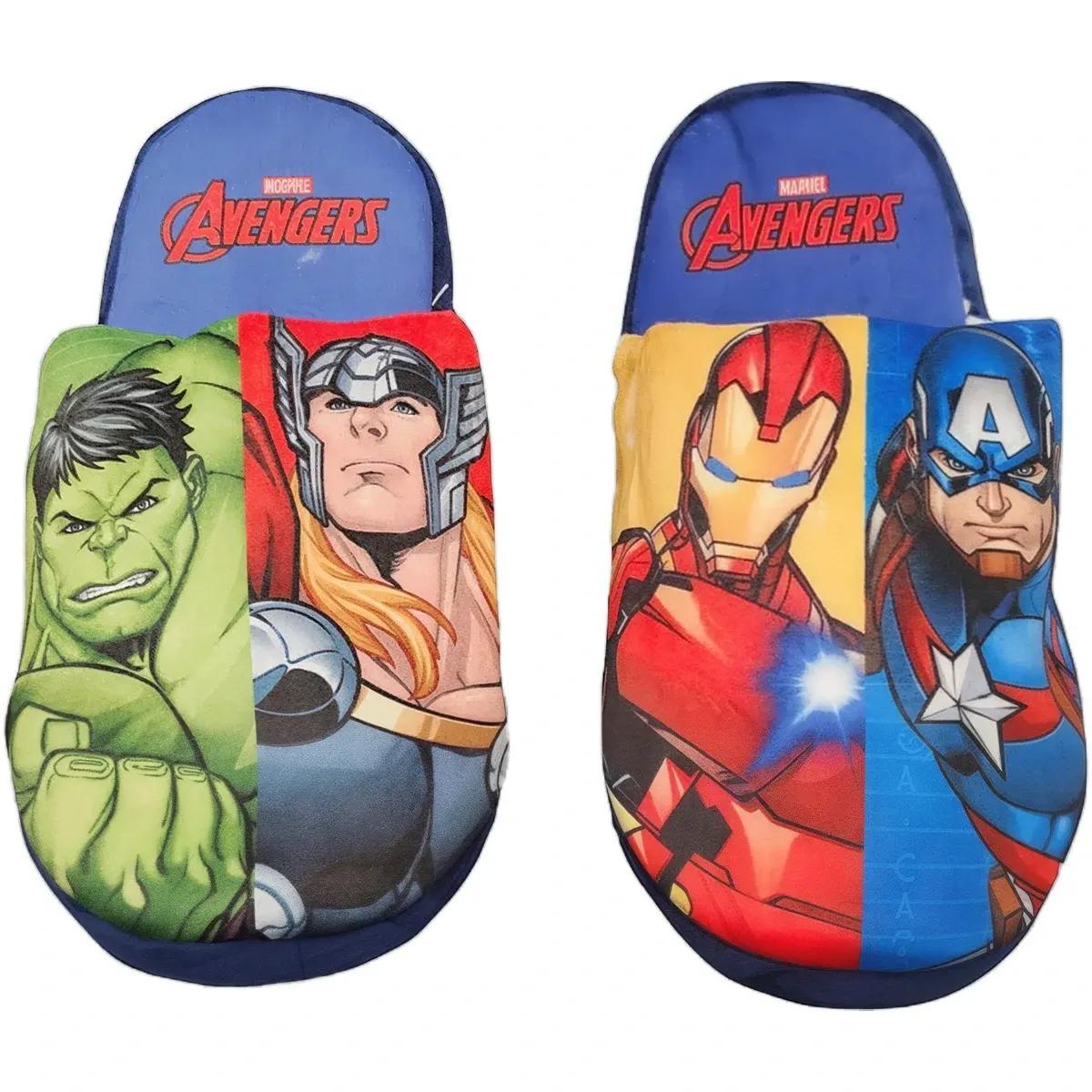 Avengers - Slippers For Children And Teenagers Soft And Warm Hulk