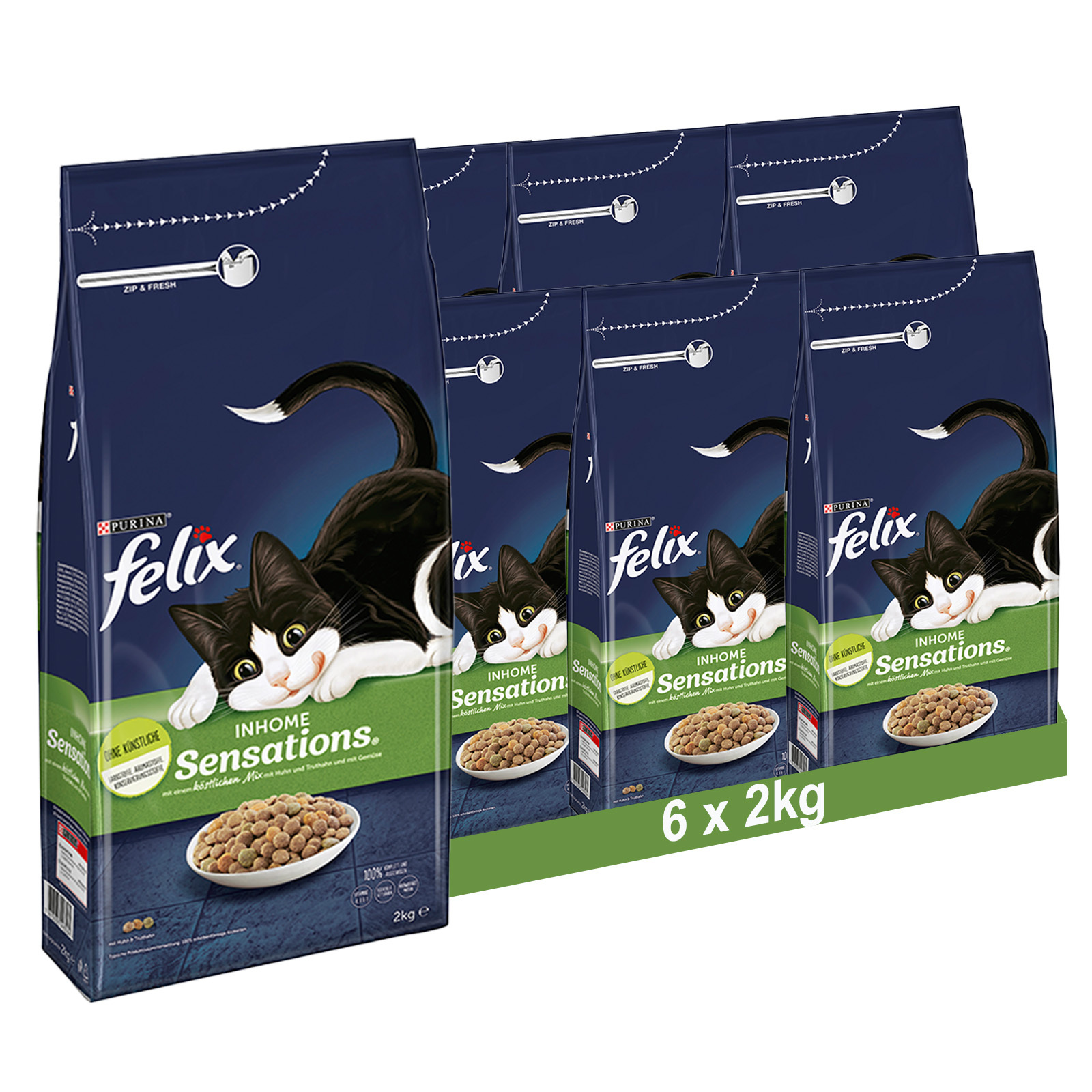 Felix Inhome Food For House Cats With Chicken & Vegetables