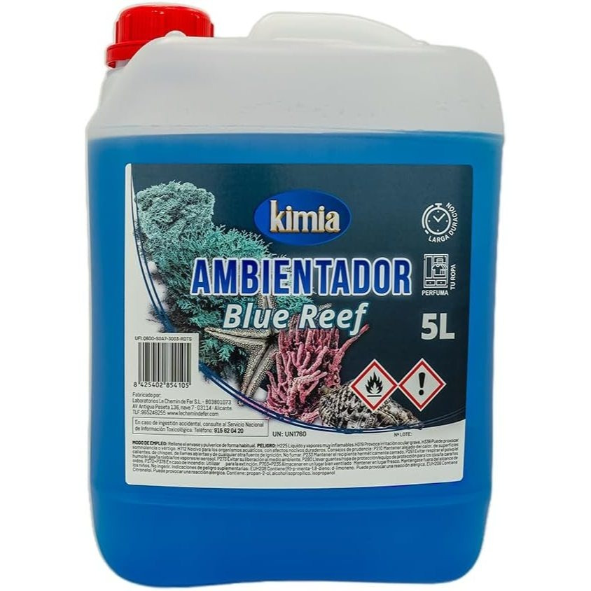 TEMU KIMIA - Ambientador Blue 5L | Perfumador con Marina Duradera | Para Cualquier de Casa, Coche y Más | Fórmula Concentrada | y Perfumado