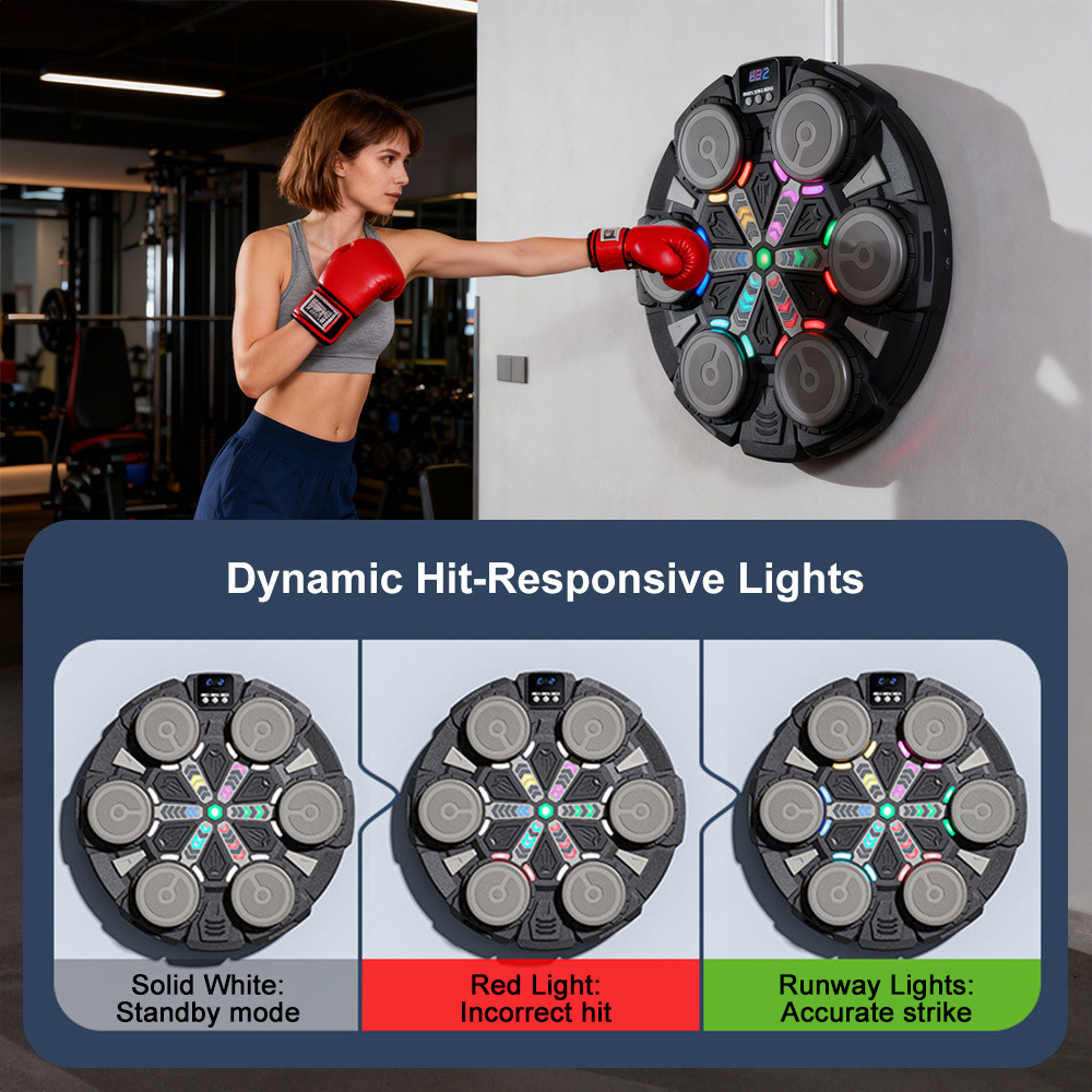 Music Boxing Machine for Adults and Kids, Smart Bluetooth Equipment