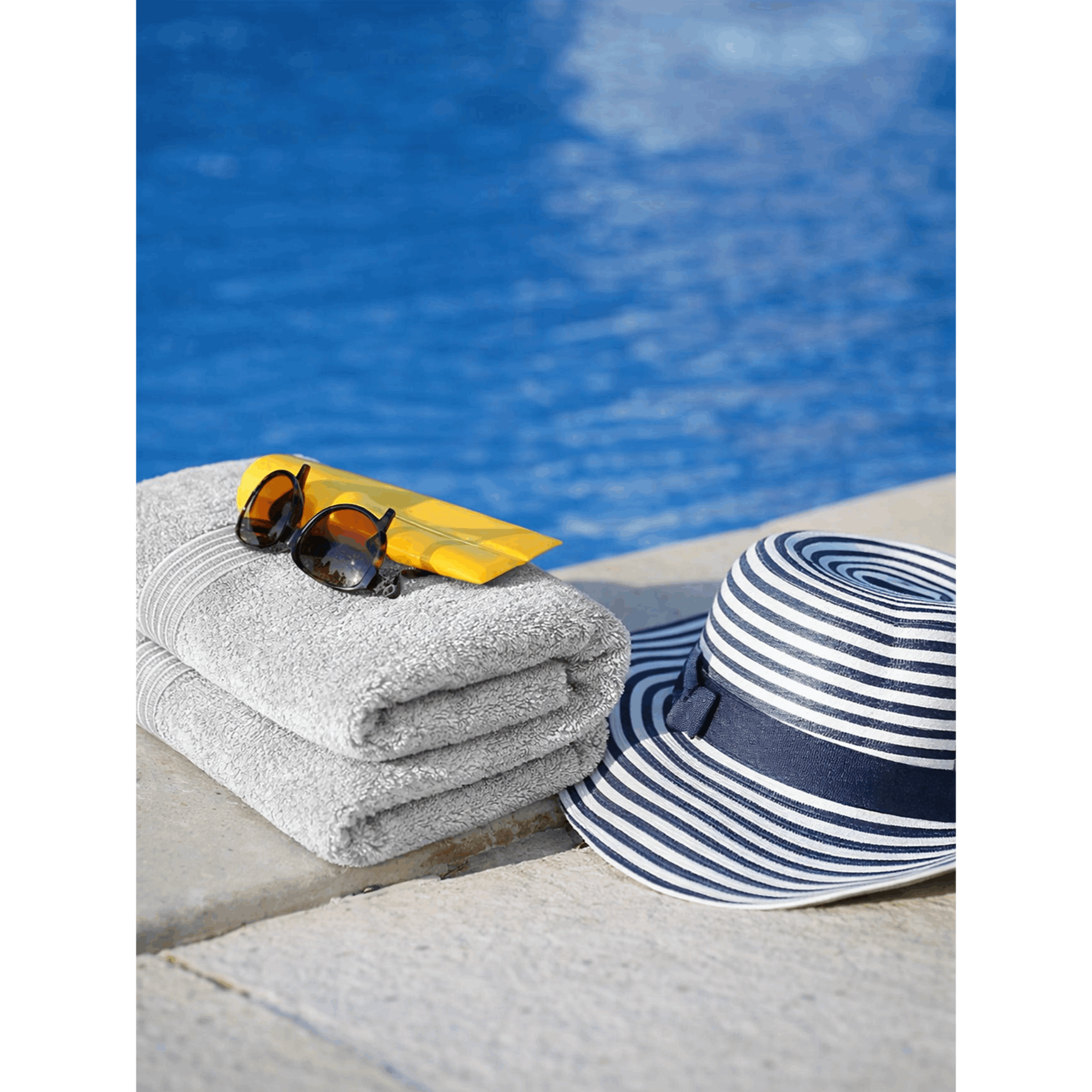 Premium Bath Sheets Set, Large Cotton Bath Towels, 90x150 cm