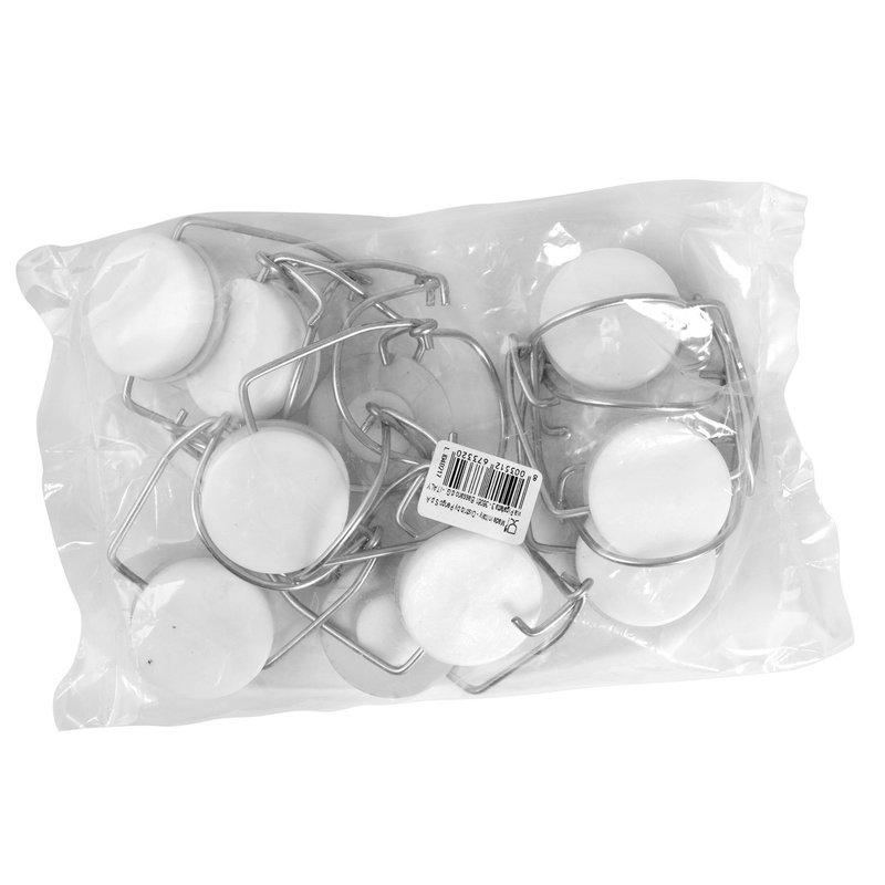 TEMU Home 1203600 Dama Confezione 10 Tappi Vetro, 5 lt, , unit�