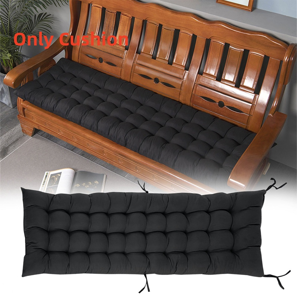 garden bench cushion chair cushion sun lounger cushion pads 160 50 8cm thick garden recliner chair replacement anti slip cushion sunbed cushion 2 3 seater seat pad for porch swing patio lawn   colour options