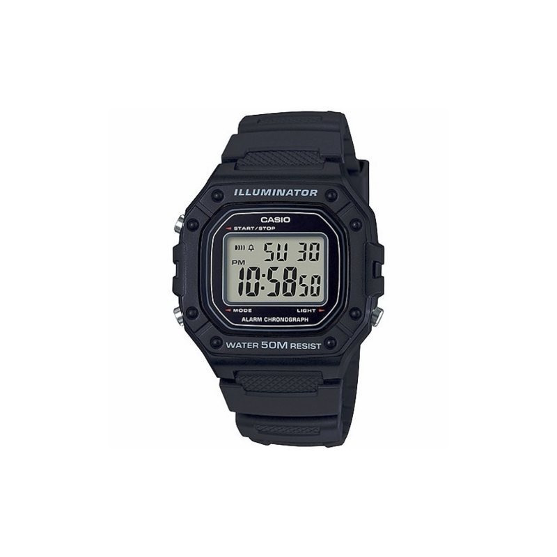TEMU 19720 | CASIO Youth W-218H-1AVEF Reloj de Pulsera Digital para Hombre Color Negro