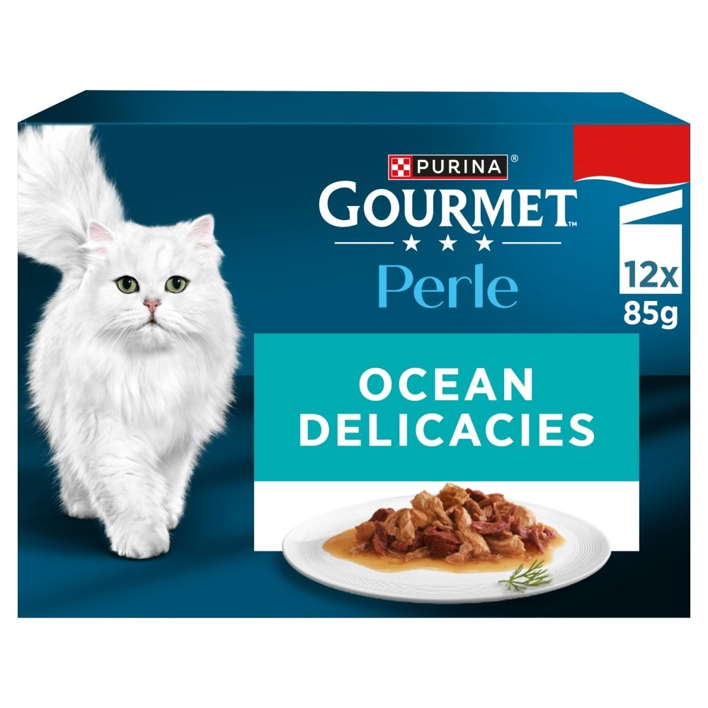 TEMU Mini Fillets In Gravy Ocean Delicacies Wet Cat Food – Pack Of 4 X 12 X 85g (48 Pouches)