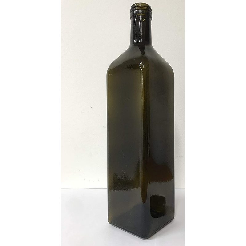 TEMU 6 Pezzi Bottiglia Vetro Scuro UVAG Olio liquore 1000 ml con Tappo