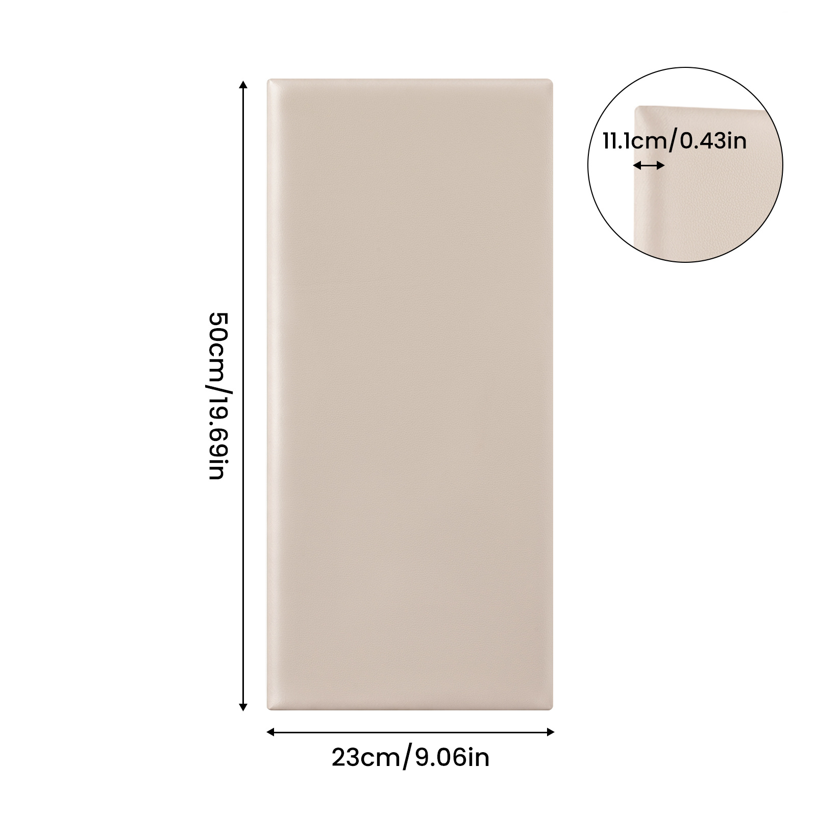 10pcs Self-Adhesive Acoustic Panels, 3D Embossed Design