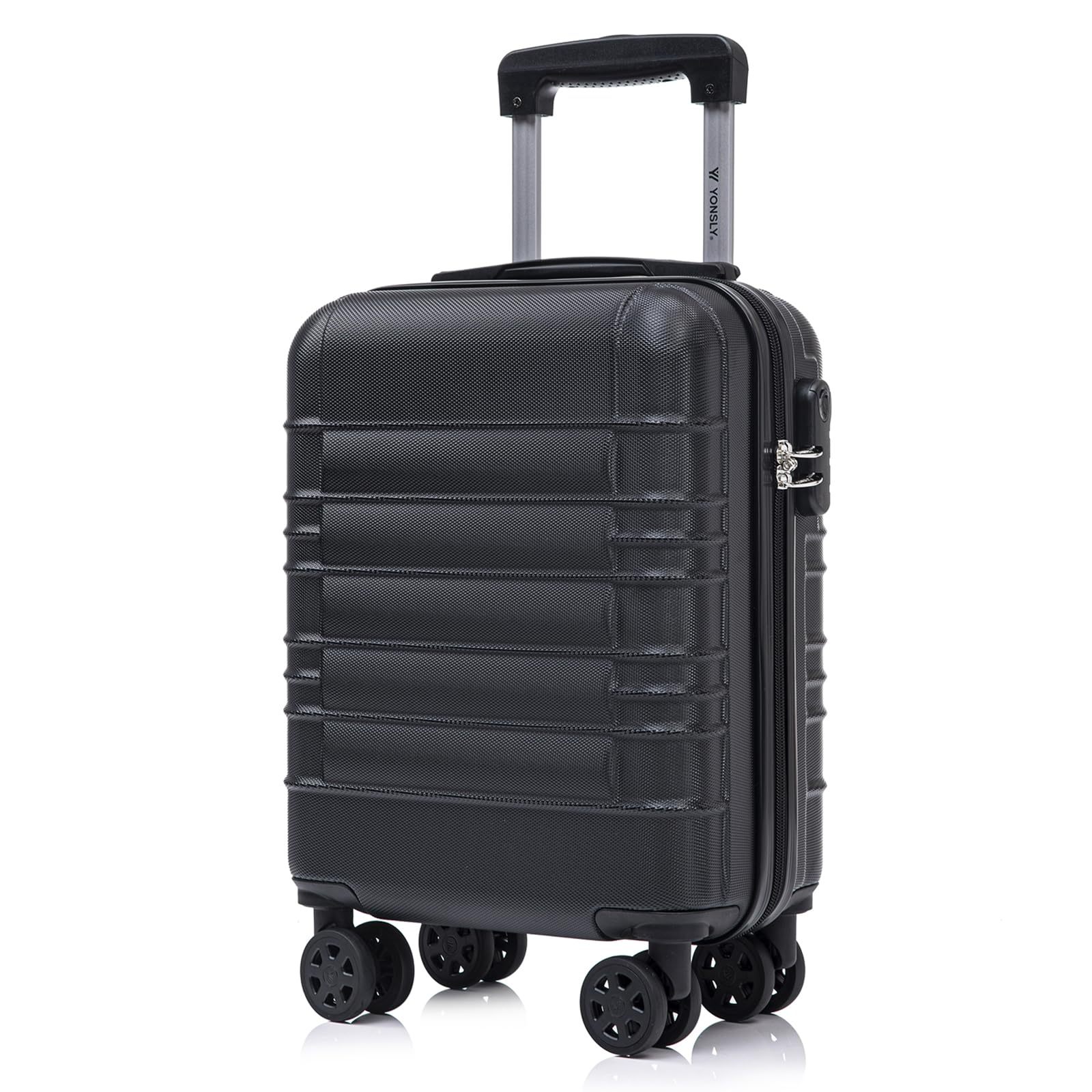 Suitcase, Trolley Travel Luggage, Rolling Carry-on Suitcase With 4 X 360° Wheels, Hardshell Travel Case, Combination Lock, Handle For Vacation, Travel