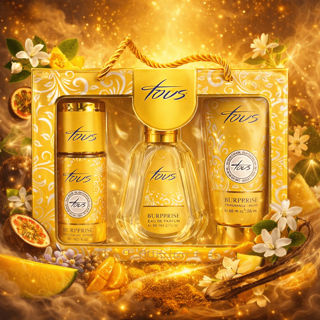 TEMU Coffret Parfum Femme Tropical Gourmand – Eau de Parfum 50ml + Lotion Corps + Spray – , Fruit de , Jasmin & Vanille – Cadeau Femme