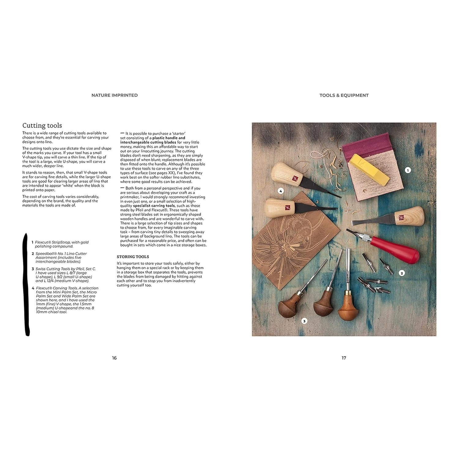 Nature Imprinted - A Complete Guide to Lino Printing