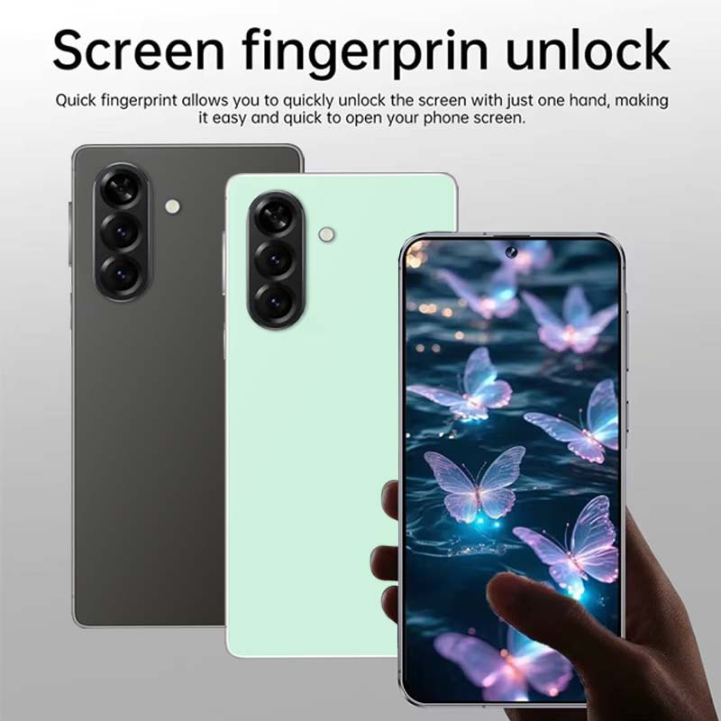 Новият S26 Ultra Premium 6.8-инчов HD екран, глобално отключен 5G Android телефон, издание 2026 – 6+64GB памет, 13+48MP отключване с лице, Type-C бързо зареждане | Подходящ за множество сценарии: бизнес, пътуване и онлайн обучение | Пълна подаръчна кутия, включваща протектор за екрана, калъф за телефон и слушалки | Перфектният подарък за Свети Валентин, рождени дни и Нова година за семейство и партньори