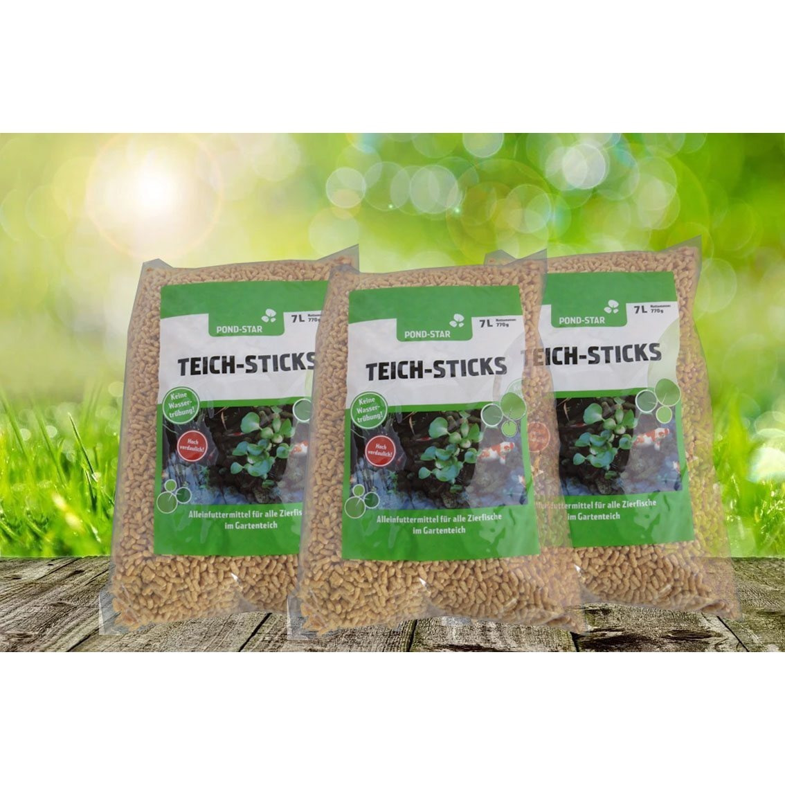 Pond Star Pond Sticks 3 X 7 Liter