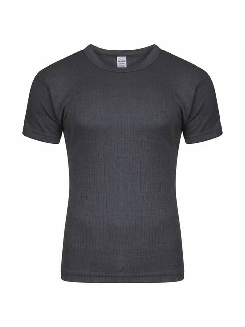 mens thermal short sleeve t shirt 0 45 tog base layer brushed top vest menswear shirt cotton stylish plain