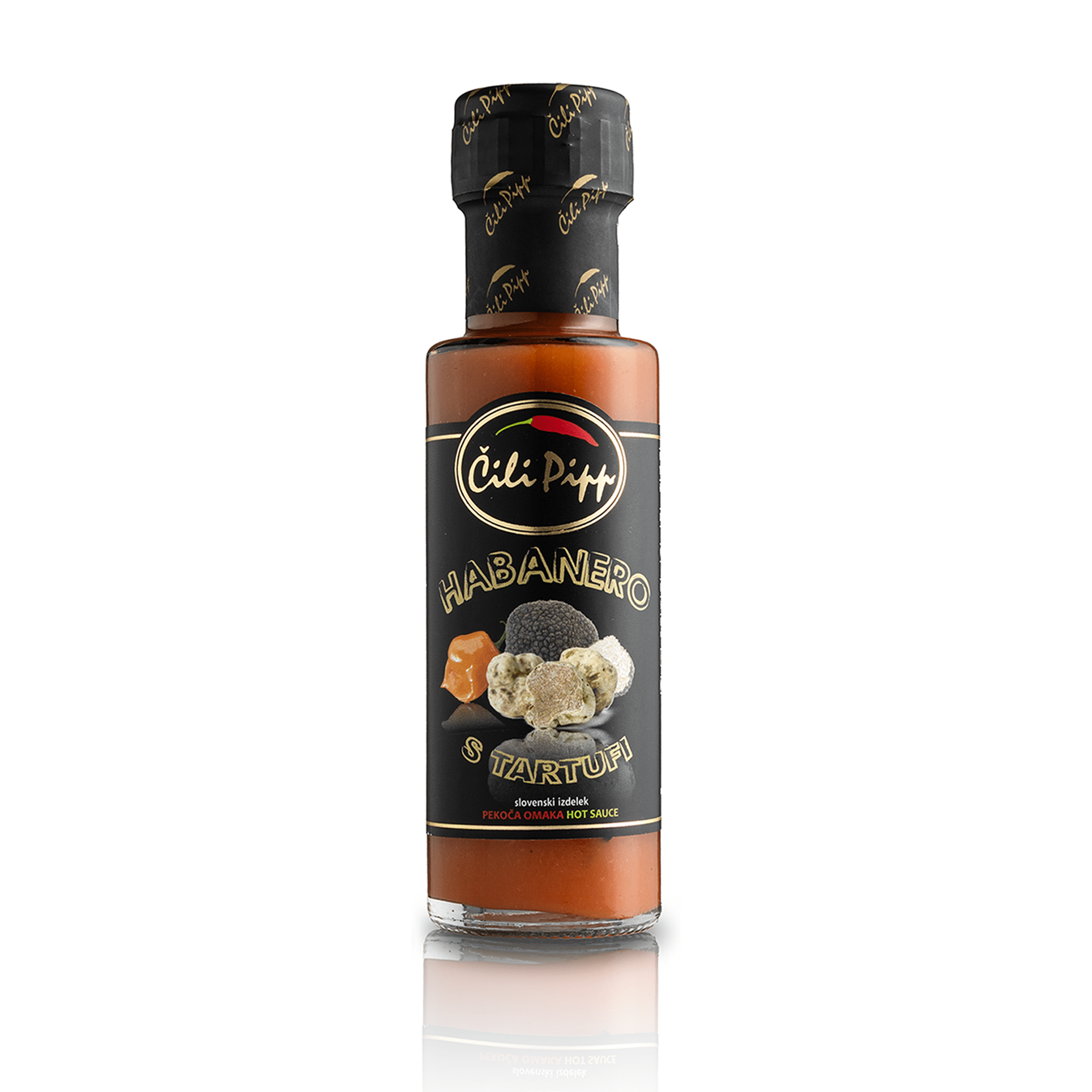 Image of Premium Flavor Habanero Truffle Hot Sauce 6/10 – Gourmet Chili Sauce With Truffles For Steak, Pasta & Eggs