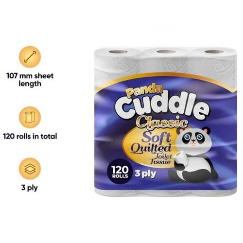 120 rolls 3 ply quilted toilet paper made in the uk gentle and hypoallergenic toilet rolls pack of 120 rolls gentle bulk bathroom tissue unscented fast from uk seller