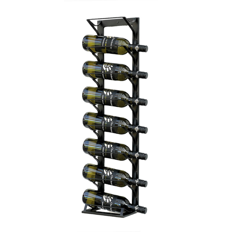 Wine Rack In Black Metal Bottle Holder For Bottles Wall And Floor Bottle Rack Modern Bottle Holder