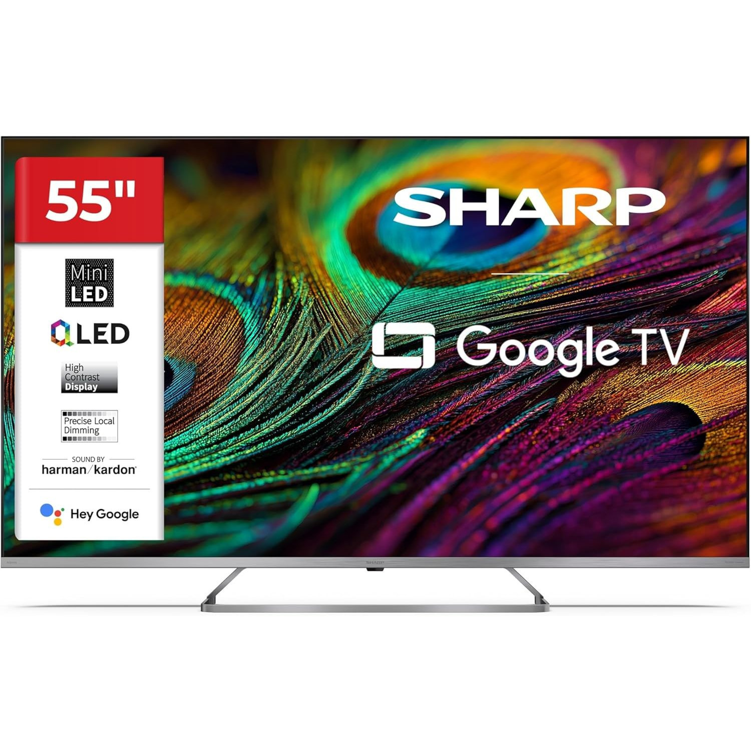 Image of Sharp Tv 55 Inch Tv - Smart Tv With Mini Led, Vision Hdr, , Sound By , Assistant And Triple Tuner, Tv (2026), 55jp7765e