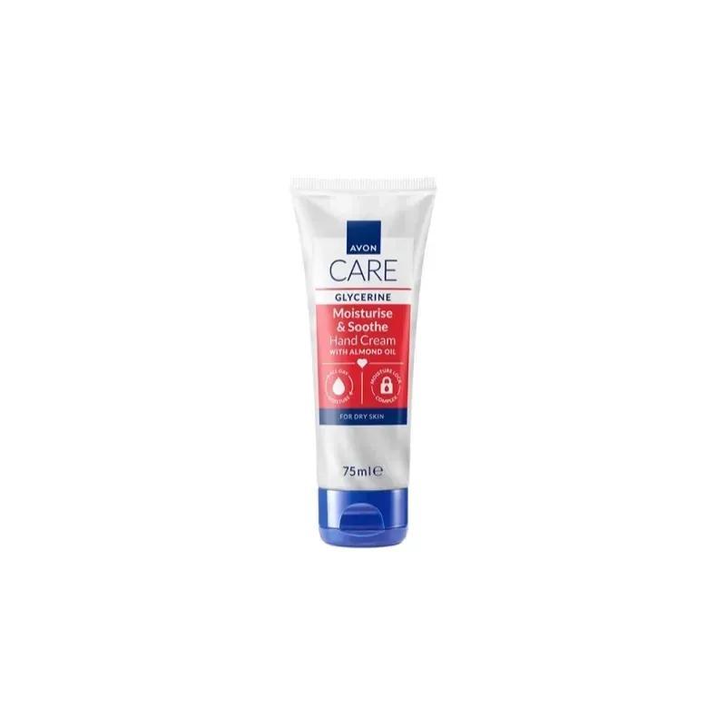 Avon Care Hand Cream With Glycerin And Almond Silicone 75 Ml