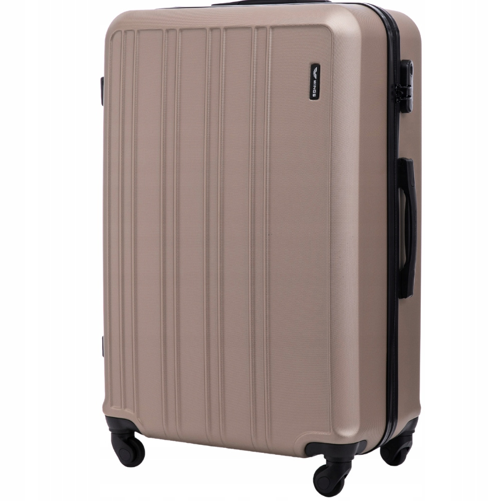 TEMU Valise XXL 28 pouces en ABS+ / 75x48x29 cm / Bagage de voyage / Facile à nettoyer / SERRURE À COMBINAISON / Poignées supplémentaires pratiques /