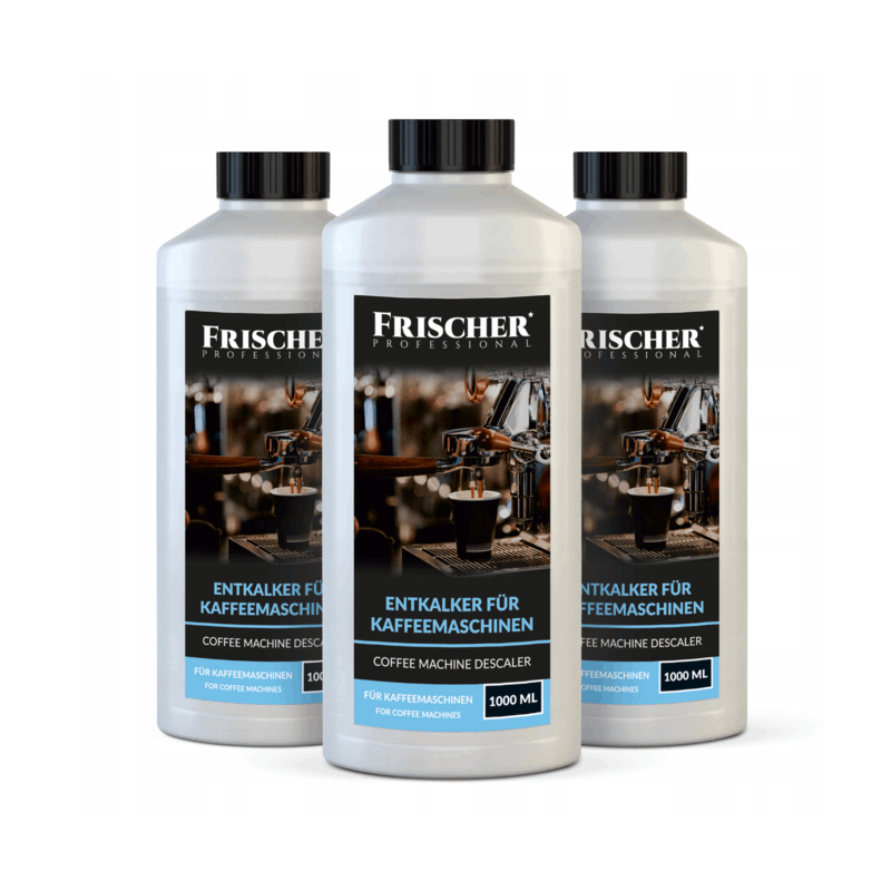 Image of Set Of 3x Descaler For Espresso 1000 Ml - Universal Liquid For Descaling Coffee Espresso Machines, Concentrate