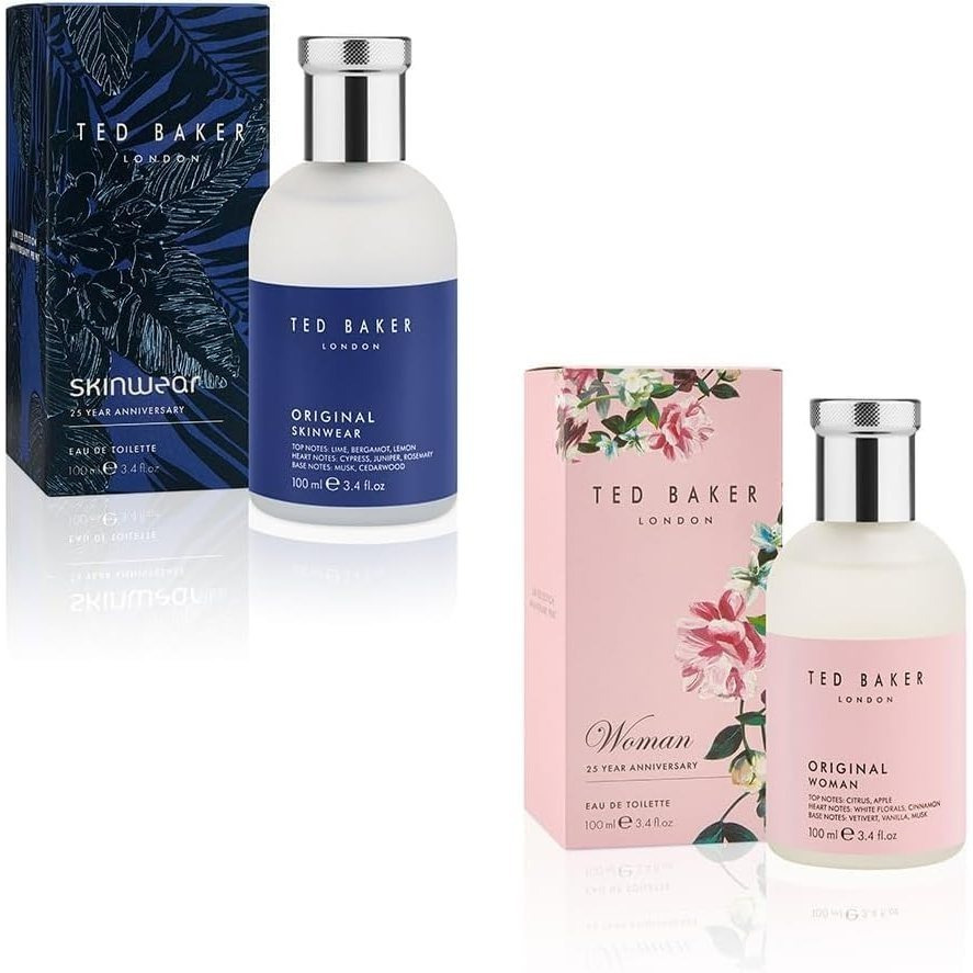 TEMU Ted Baker Woman Pink And Bundle, Woman And Man Eau De Toilette, Includes Woman Pink With A Feminine Fragrance And Men's , A Masculine Scented