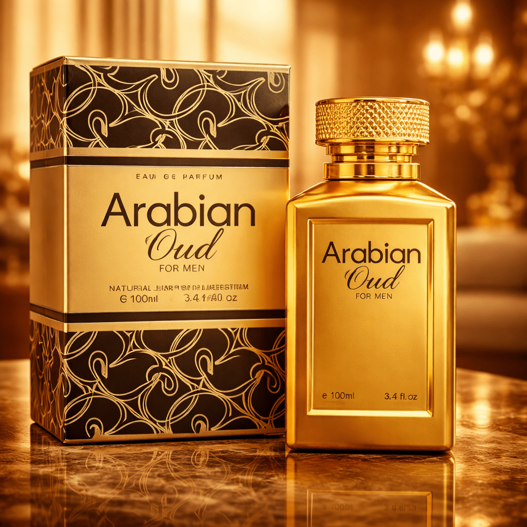 TEMU Perfume For Man – Arabian Oud Edt 100ml X 1 Men Perfume With Spicy Oud Character, Opening With Bulgarian Rose Before Revealing Saffron And Warm