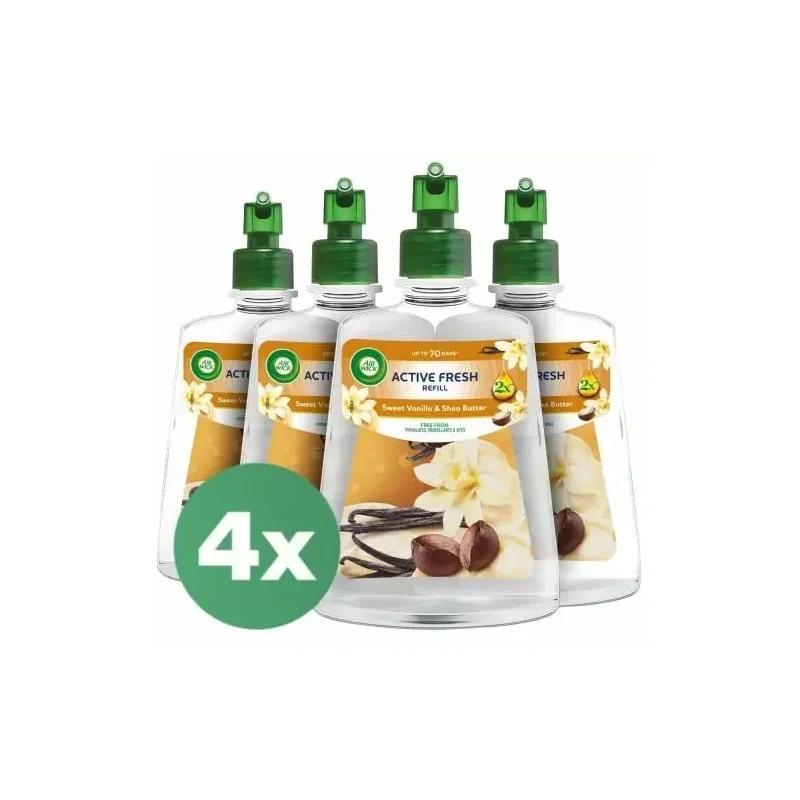 Air Wick - Aerosol-free, Automatic Air Freshener - Room Fragrance & Shea Butter - 4 X 228 Ml Refill