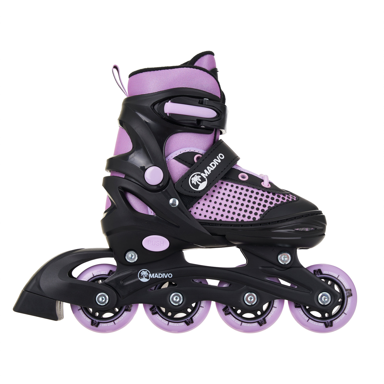 E-shop MADIVO verstellbare Inline-Skates für Kinder 30–33 / 34–37 / 38–41 -5 PU-Rollen