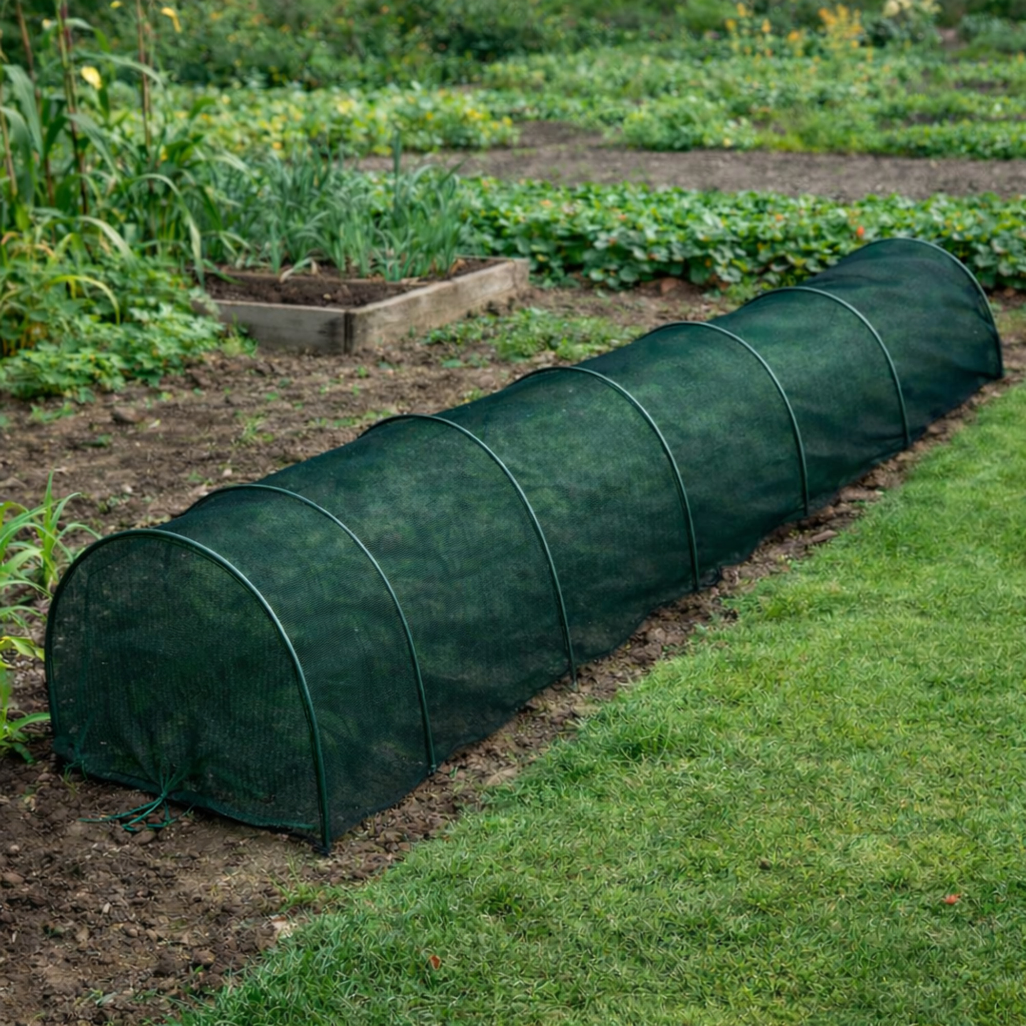 TEMU de Cultivo Invernadero Plegable 300x45cm Garden | Protección Todo El Año | Tela No Tejida Transpirable | Anti-Heladas y Plagas | Montaje Pop-Up