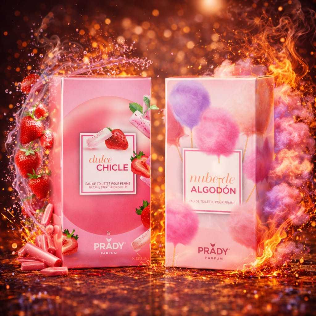 TEMU Pack de 2 colonias 85 ml ,mujer ,dulces ideal para regalo .