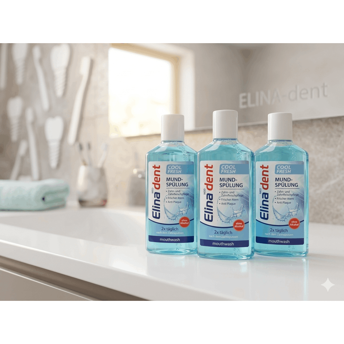 Dent Mouthwash, Alcohol-free, For Teeth And Gum Care