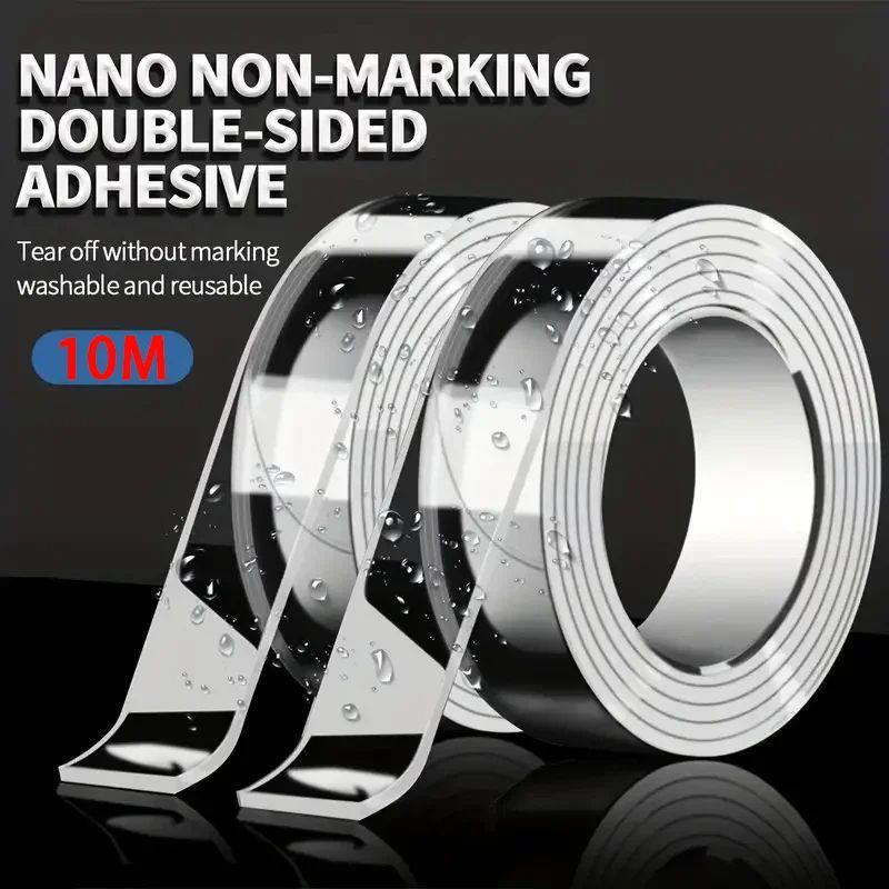 E-shop 1XDoppelseitiges Klebeband Transparent Nano Band Tape beidseitig extra stark 10m