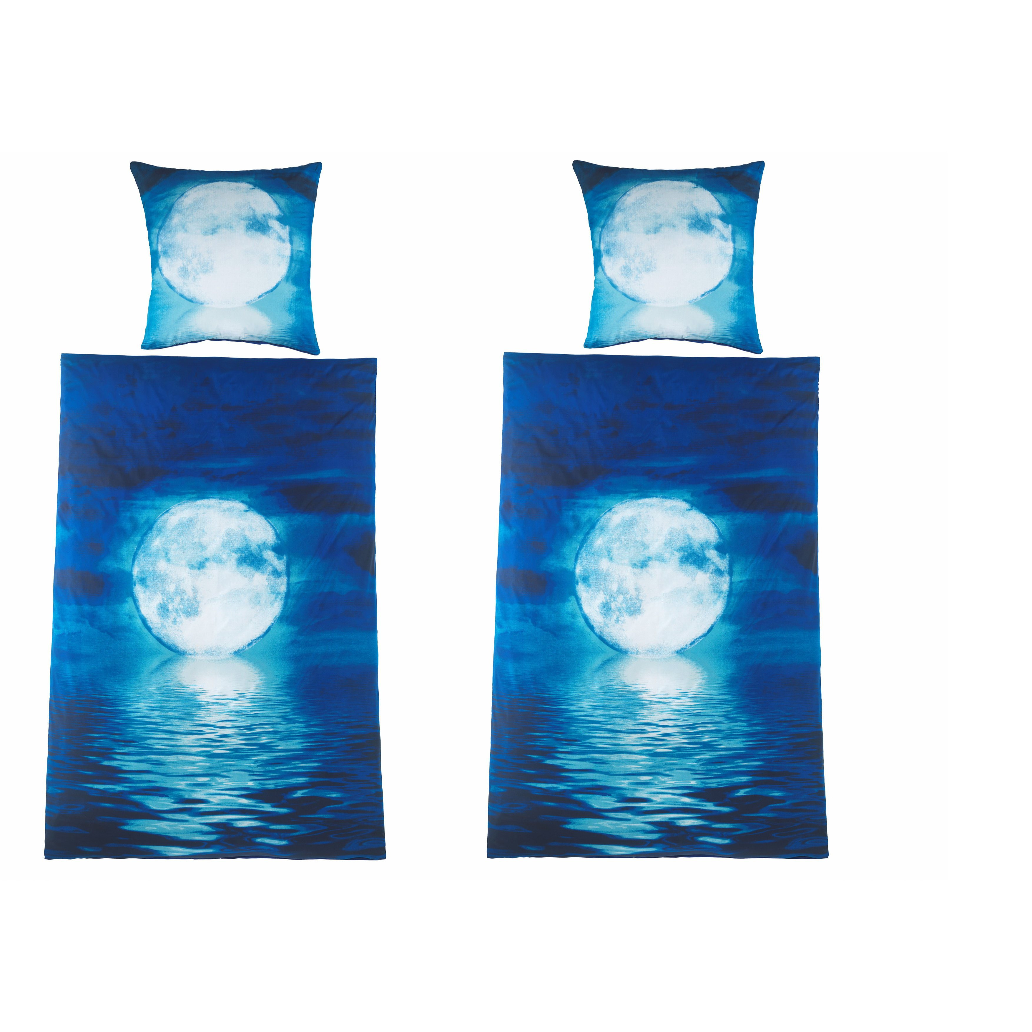 Microfiber Bedding 3d Print Photo Print Bedding Spring-summer Bedding 4pcs Savings Set With Zipper 2x 135x200 Cm + 2x 80x80 Cm