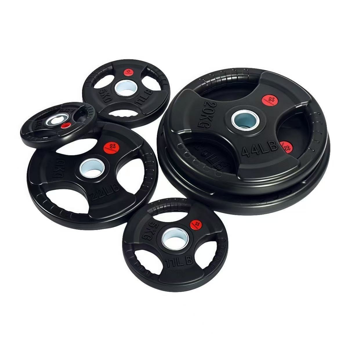 5kg (2.5kg*2pcs) Cast Iron Barbell Plates, 5.1cm Hollow Diameter, Dumbbell Plates, Suitable For Strength Training And Weightlifting, Fitness Equipment.