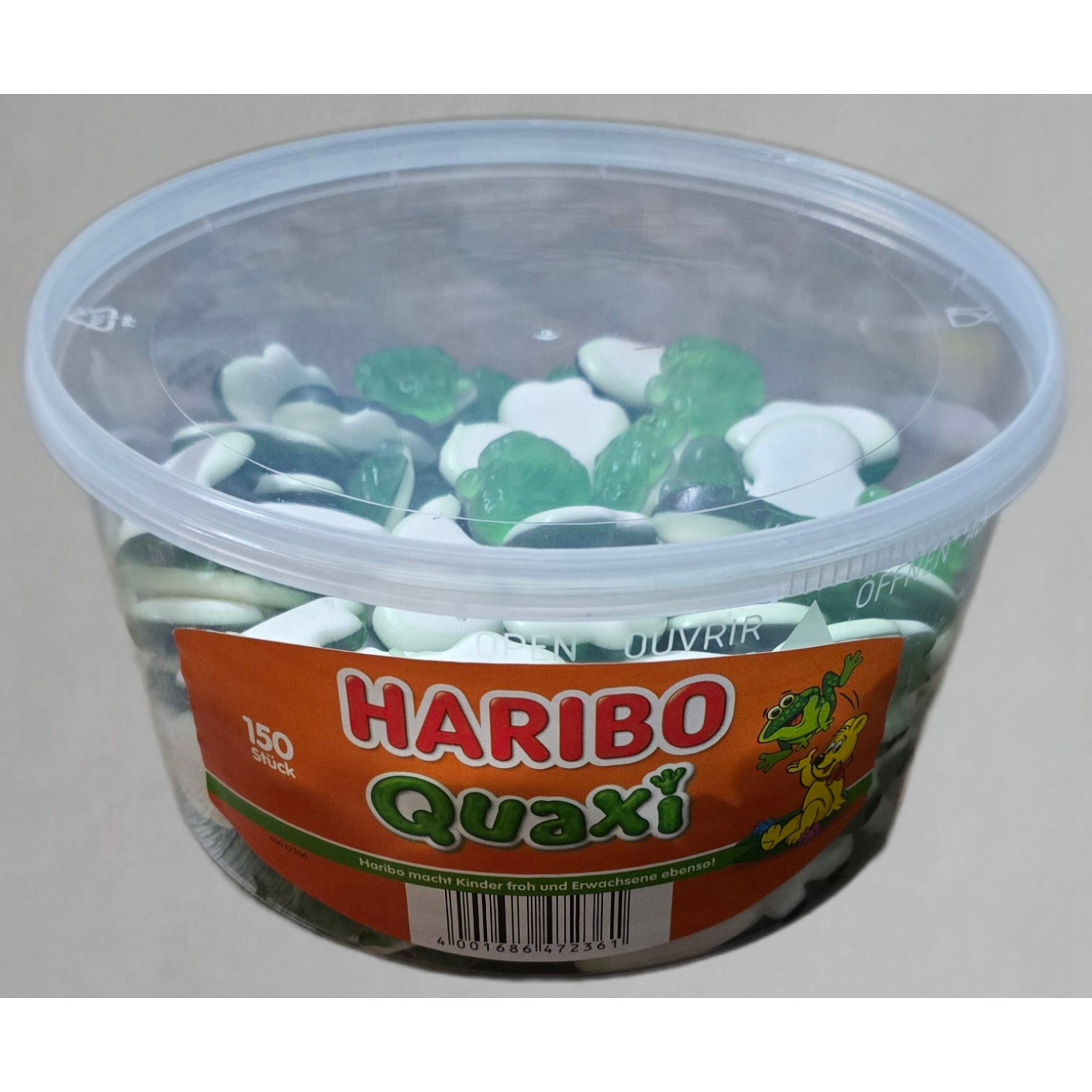 Haribo - Quaxi - Frogs - 150 Pieces - 1.05kg
