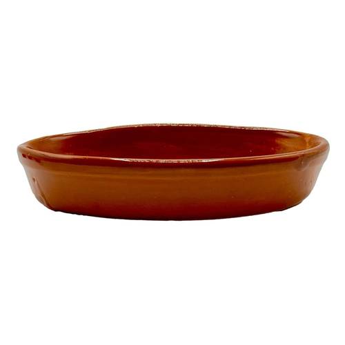 set tegamini ovali 21x12, . 4.5 cm in ceramica terracotta -