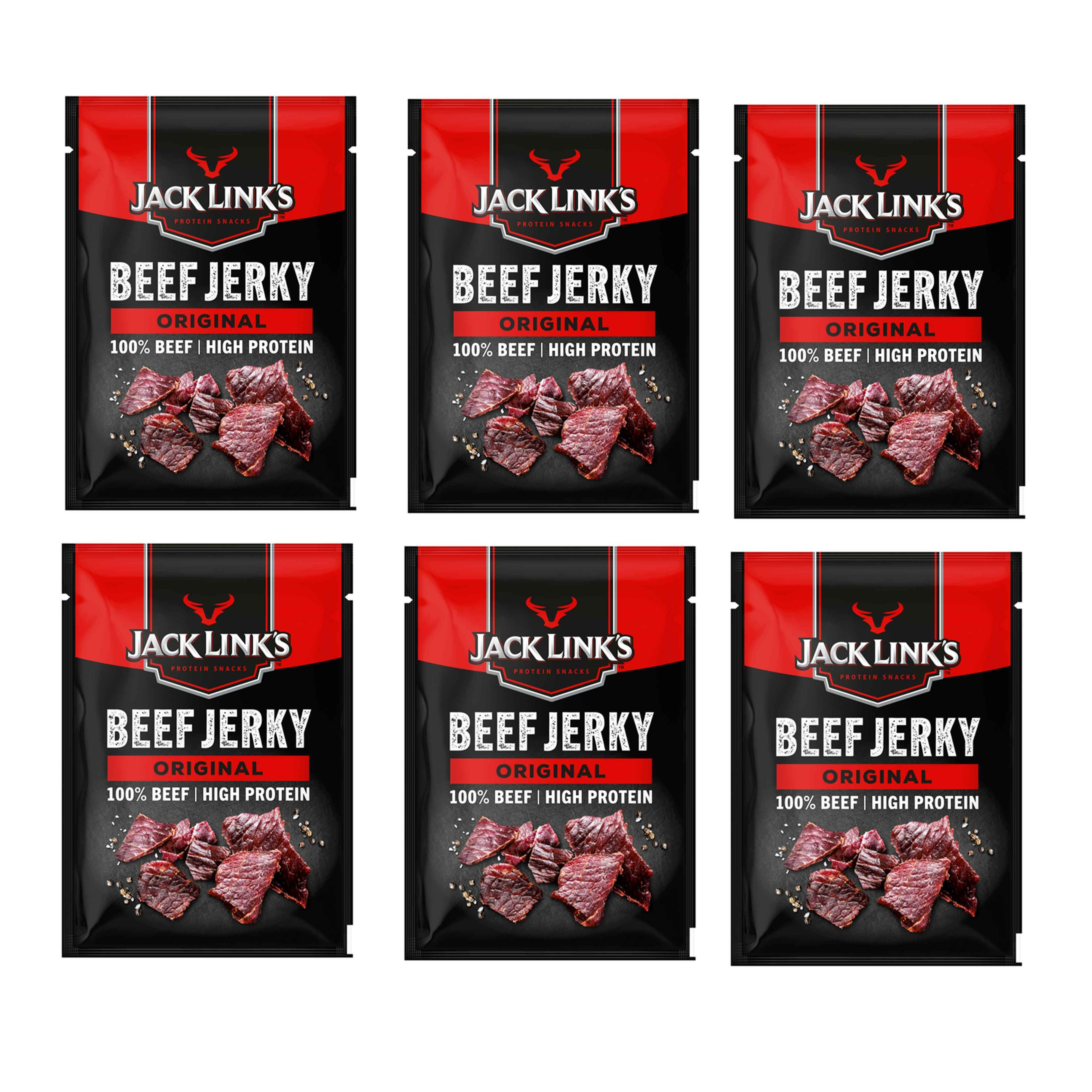 Jack Link's Beef Jerky Original 6x25g