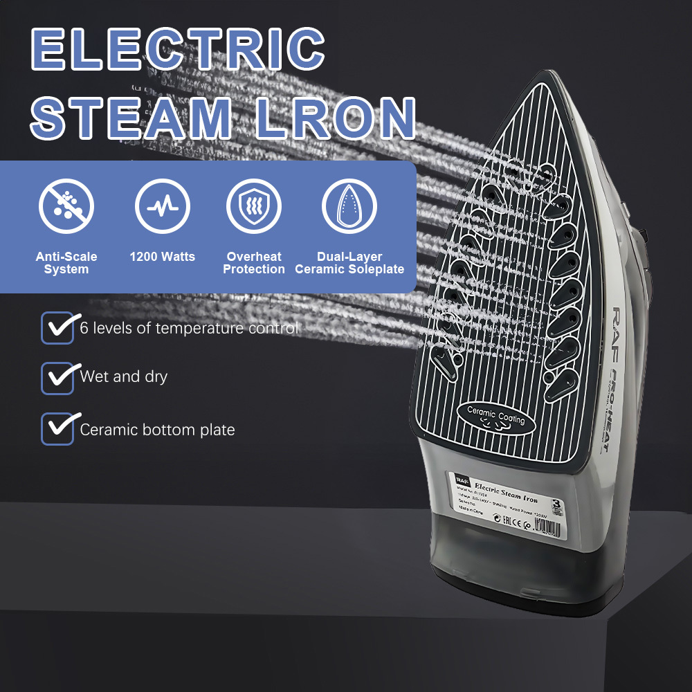 Steamer For Clothes, Iron, Portable Handheld Design, Ceramic Soleplate, 1200w Strong Penetrating Steam Clothes For All Fabrics