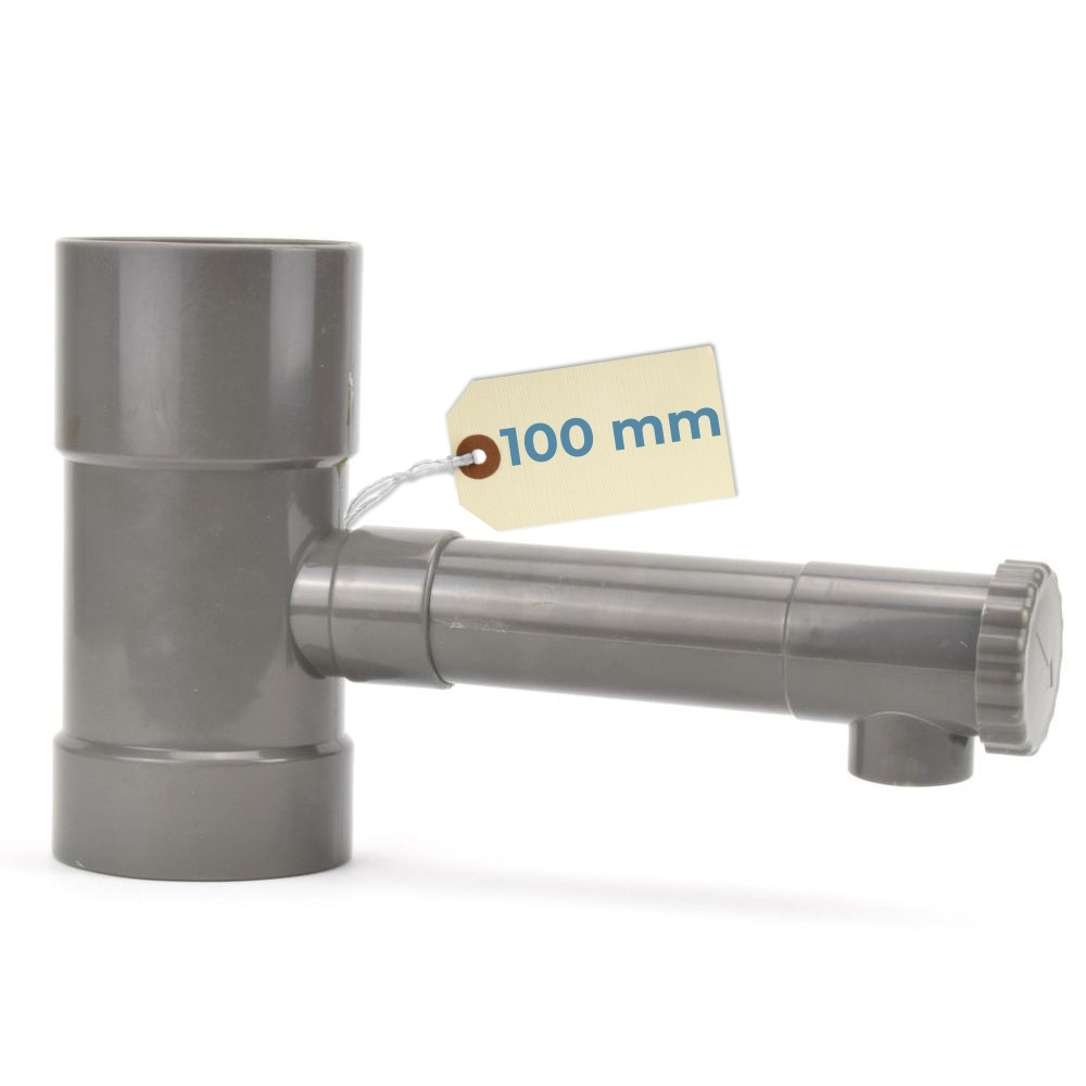 Image of Water Downpipe Branch With Tap, Rainwater Collector, 100mm Rainwater For Rain Barrels And Gutters, Drainage Outlet