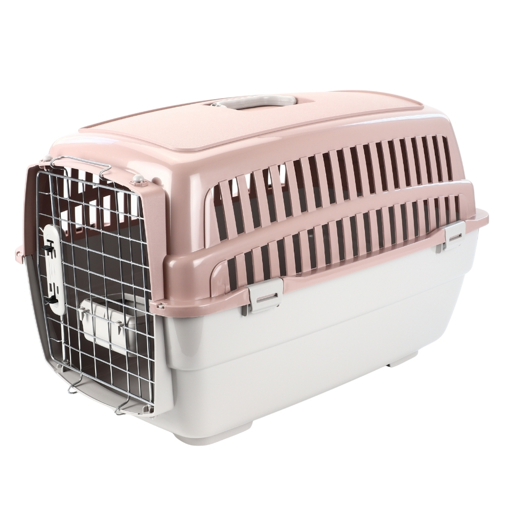 Image of Pet Transport Carrier, Airline-approved Cat And Dog Crate, Large Dog Carrier For Air Travel, Large Size Pet Transport Box For Cats And Dogs