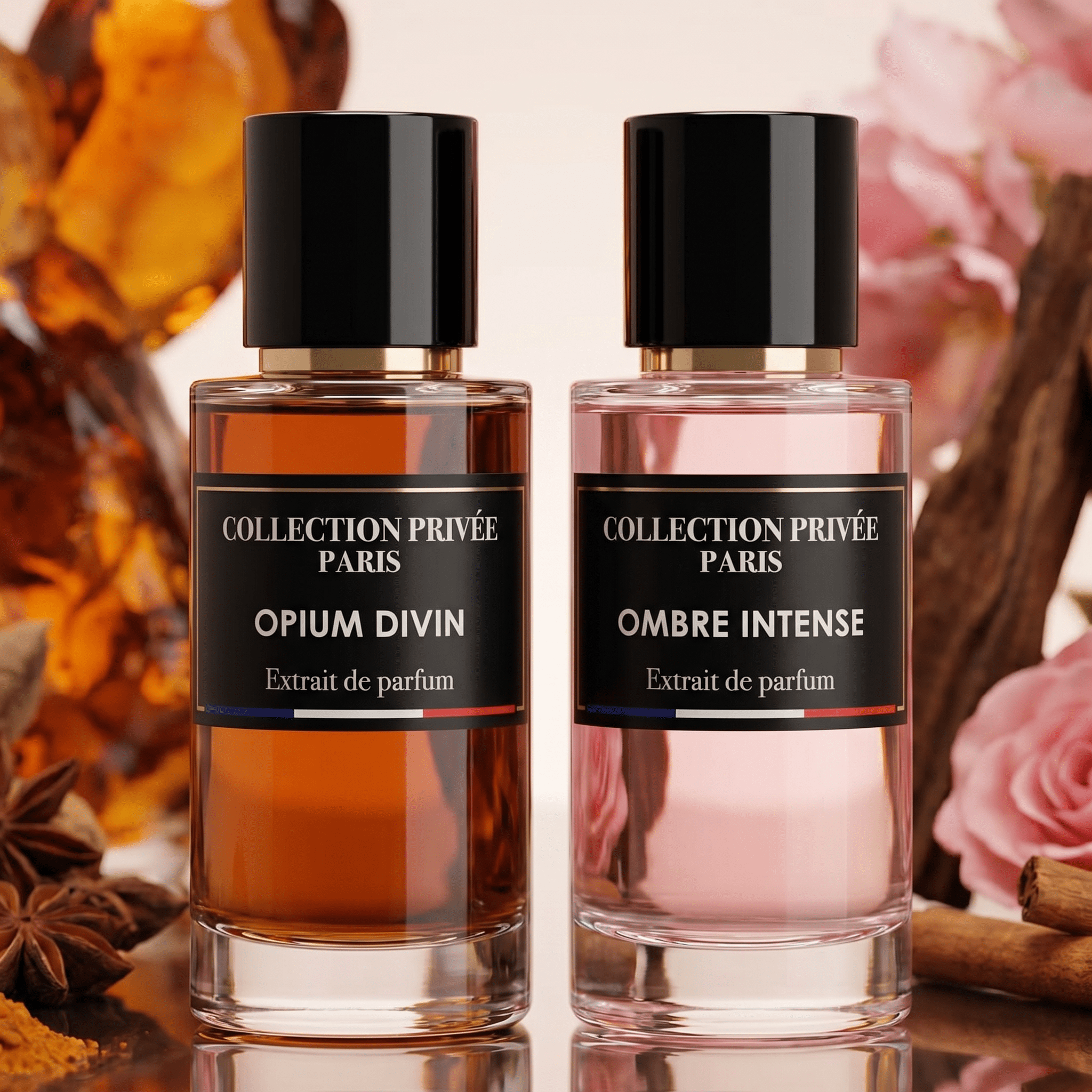 Private Collection Paris Set Of 2 Perfume Extracts 50 Ml - Opium & Ombre Unisex