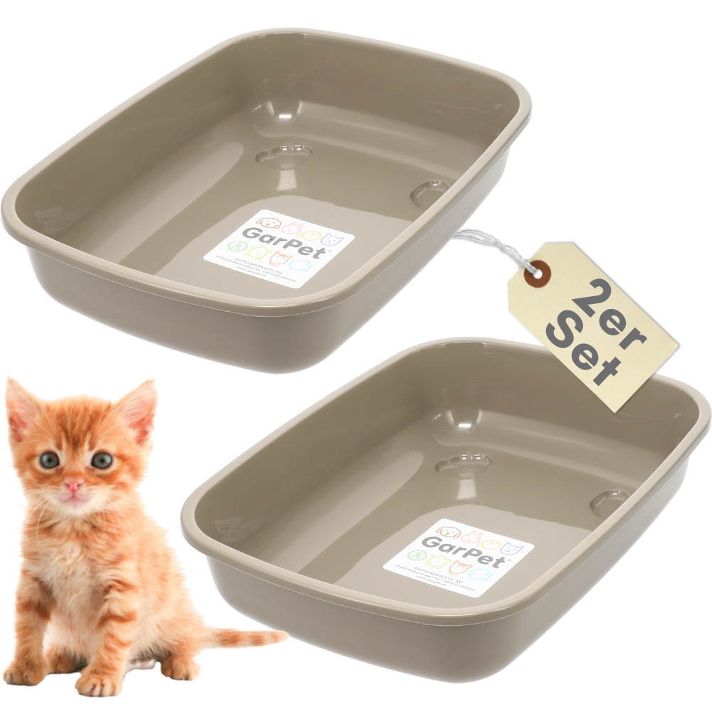 TEMU 2er Set Katzentoiletten Junior