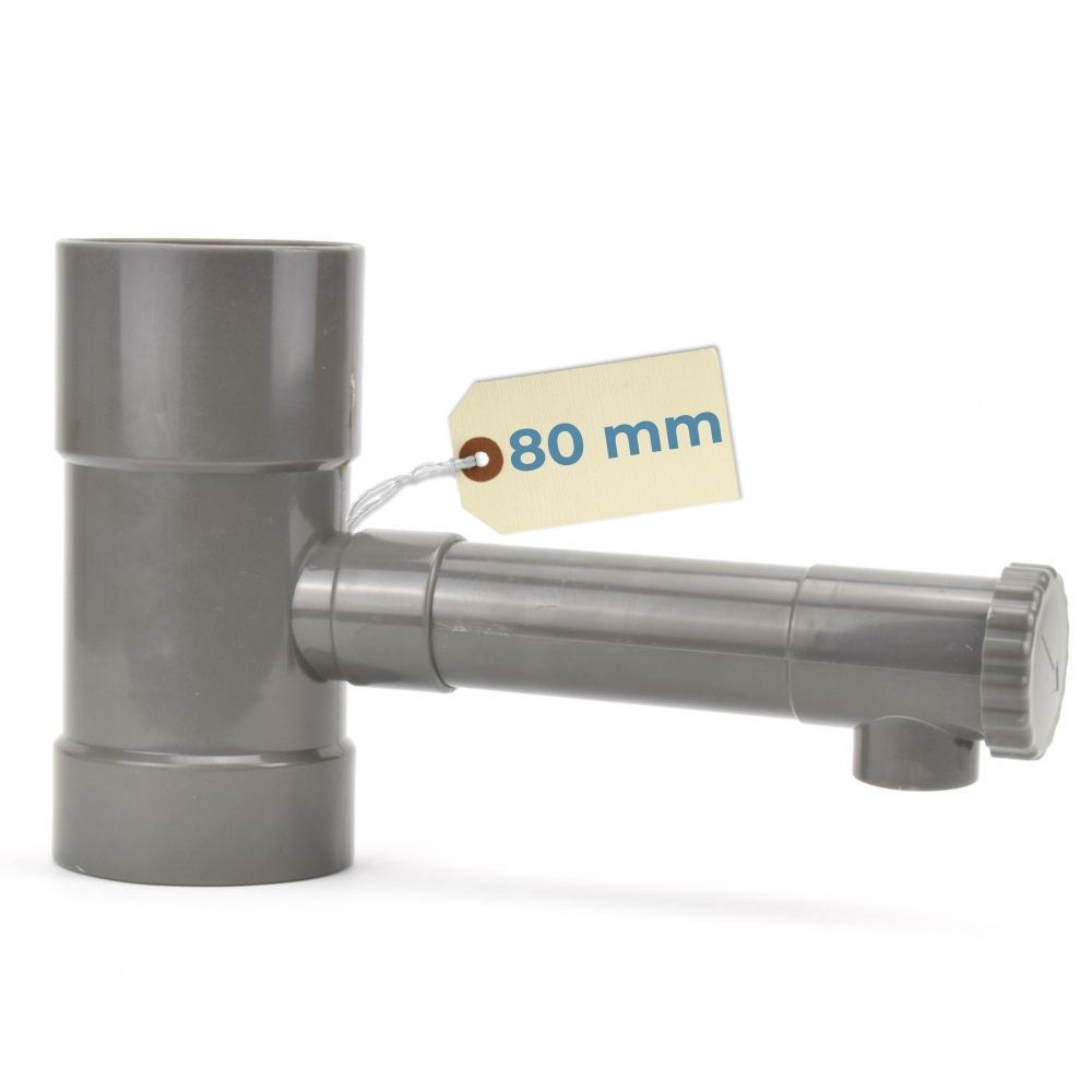 Water Downpipe Diverter With Tap Rainwater Collector Rain Downpipe 80 Mm Rain Collector Water Collector For Rain Barrels Rain Gutters Outlet