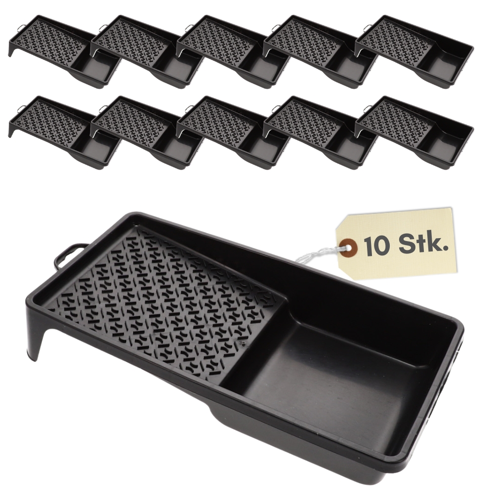 Image of 10 Color Trays Paint Trays Paint Scale For Painters Paint Tray Painter Tray Painting Accessories Painter Paint Scales Painter Accessories Paint Scale Made Of Plastic 16 X 31 Cm