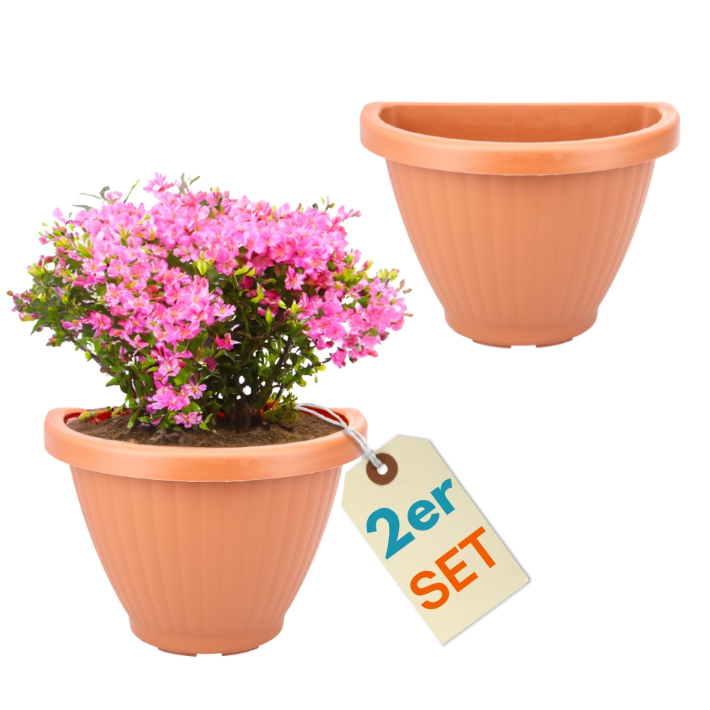 Flower Pot Wall Flower Pot Wall Mount Wall Flower Pot Wall Vases For Plants Plant Wall Holder Wall Pot Outdoor Area 30 Cm Terracotta