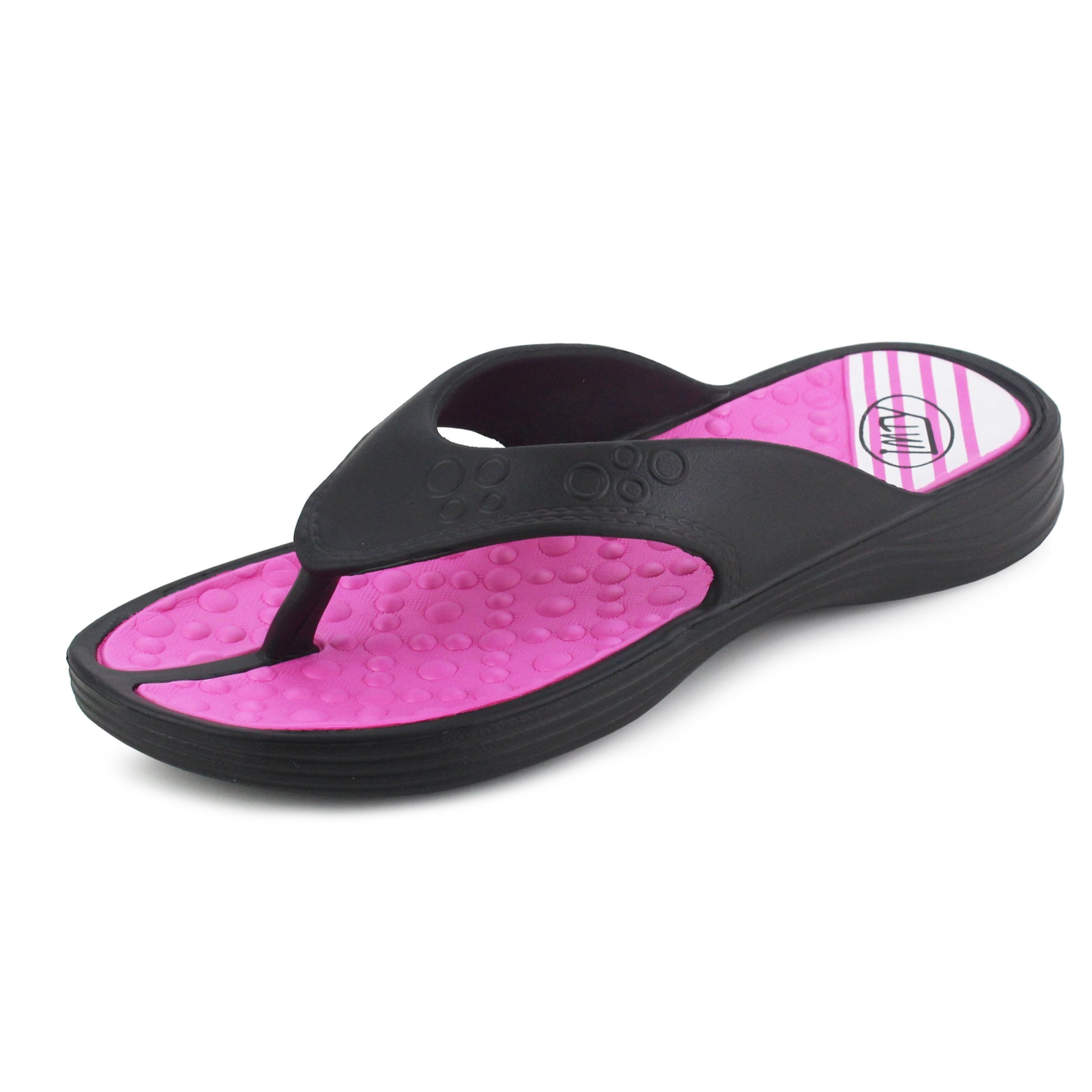 TEMU Womens Ladies Flip Flops Eva Toe Post Slip On Flat Beach Summer Pool Slides Water Shoes Sandals