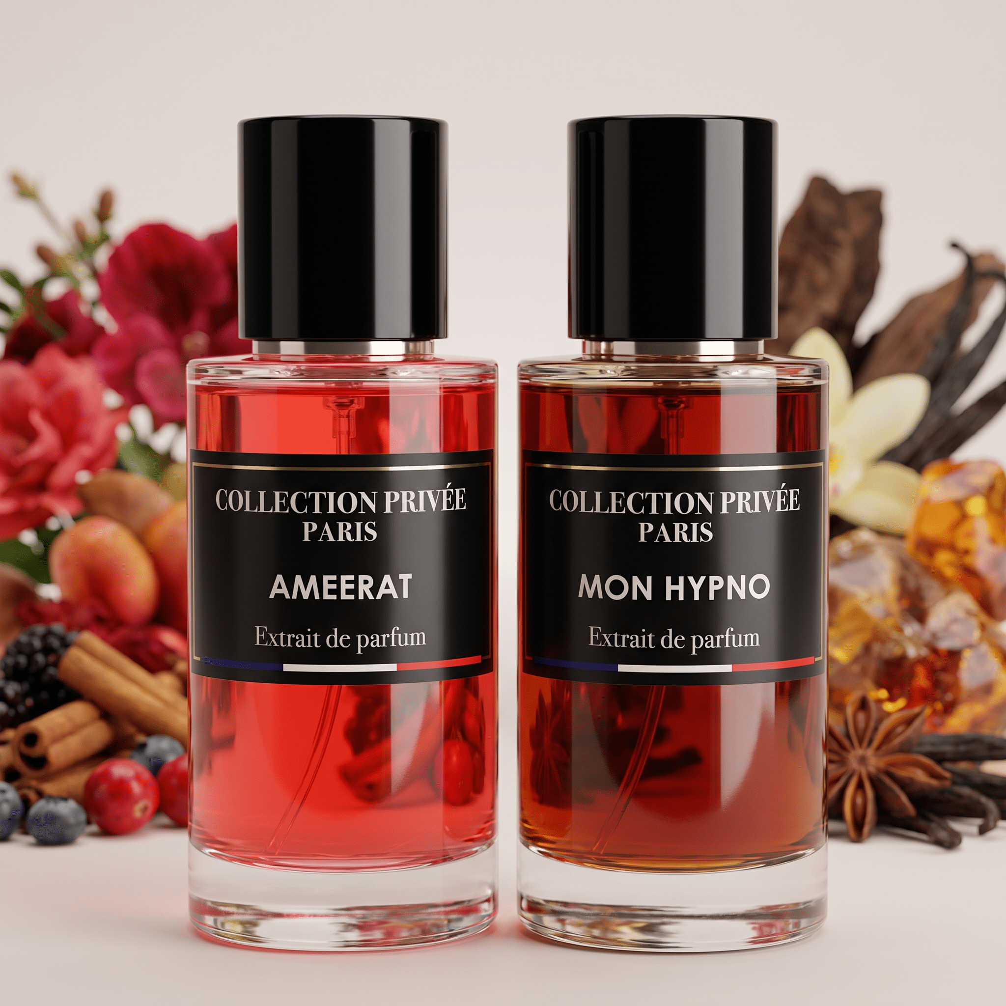 Image of Private Collection Paris Set Of 2 Perfume Extracts 50 Ml Ameerat And Mon Unisex Oriental And Elegant Duo