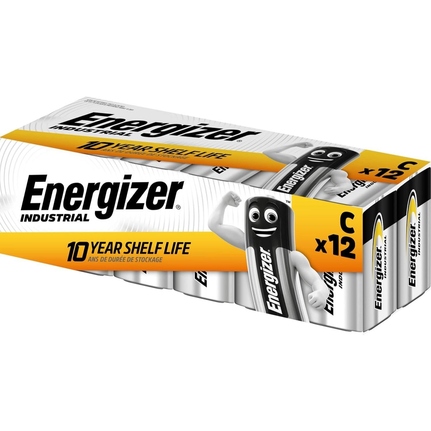 TEMU Industrial Size C Batteries Pack Of 12